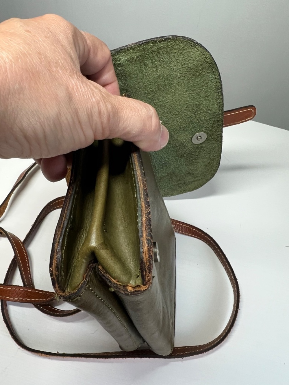 Patrica Nash Torri Olive Crossbody Bag - - Picture 6 of 7